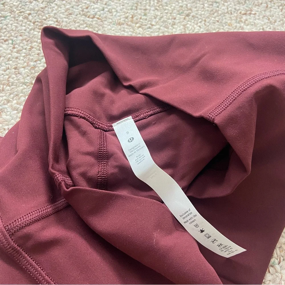 New! Lululemon Align High Rise Short 8" Cassis nwt 17125_5